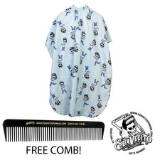 Kid's Boy's Hair Cutting Suavecito Mascot Club Blue Barber Cape