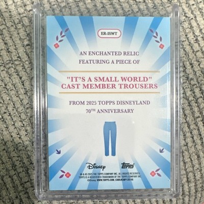 2025 Topps Disneyland Enchanted Relics Disney Cast Member Trousers