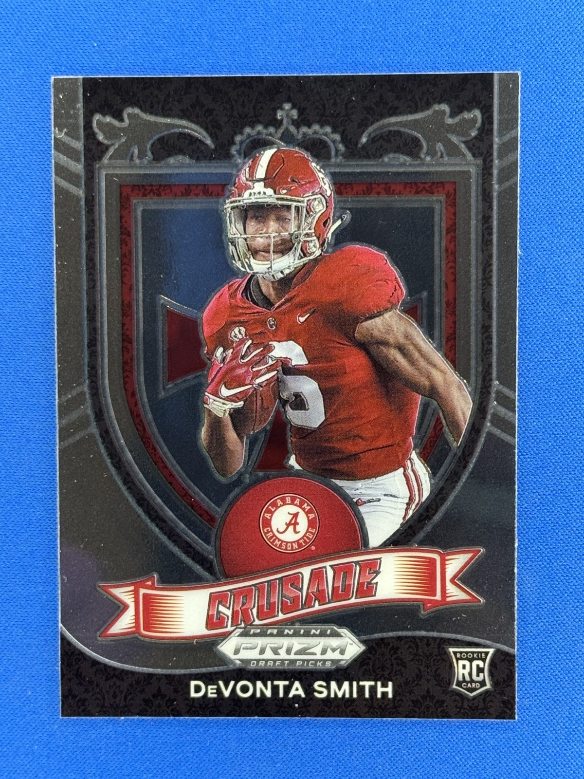 2021 Prizm Draft Picks #165 DeVonta Smith Rookie Crusade RC Alabama
