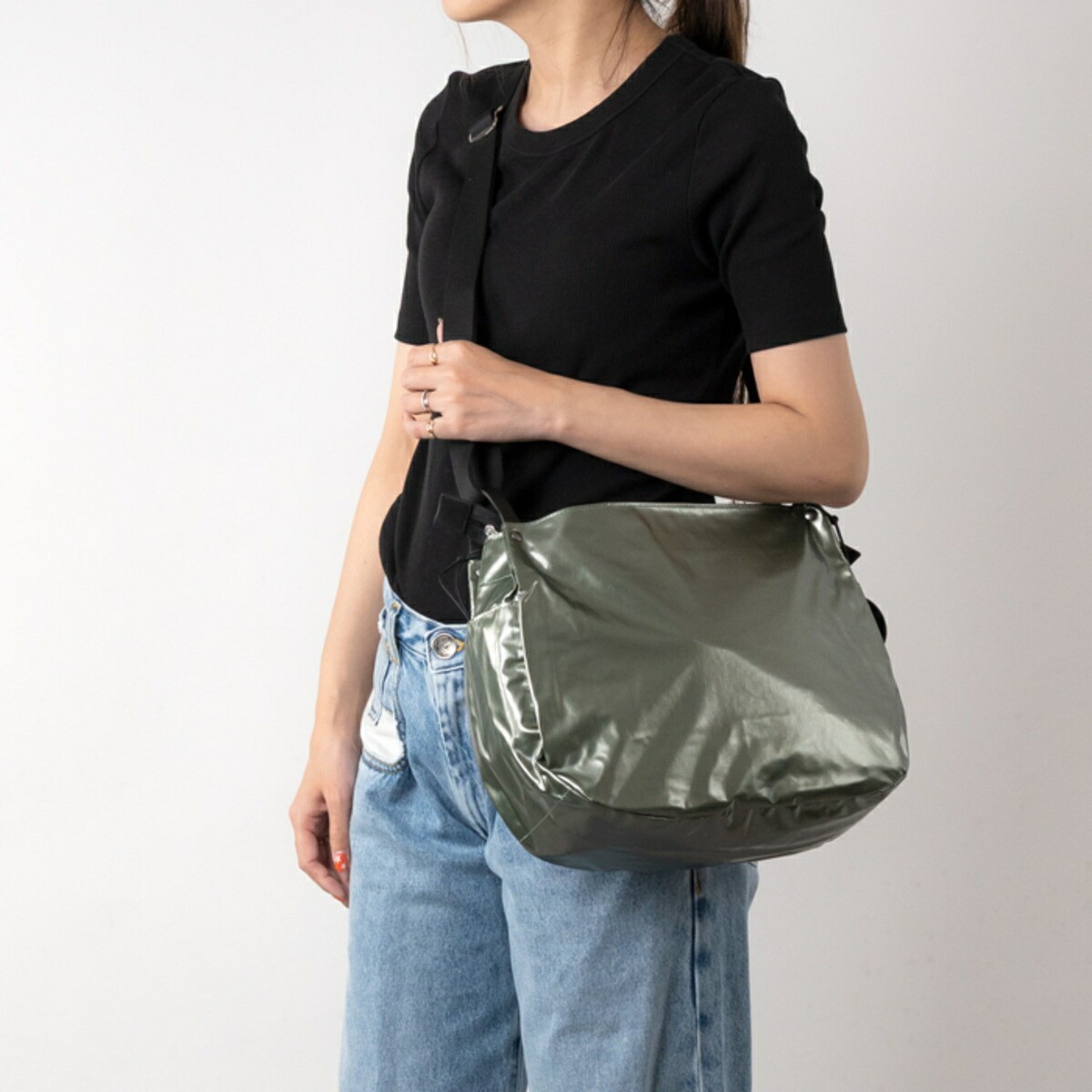 jack gomme shoulder bag LVO MAEL LIGHT lightweight pouch Black or light green