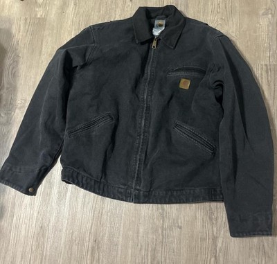 Vintage Carhartt J97 Detroit Jacket   Grey - (Petrol Grey)