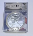 2022 ANACS GRADED MS 70 SILVER EAGLE KEY DATE