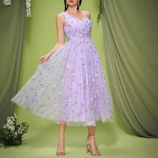 Elegant lace deep V-dress forest style dress