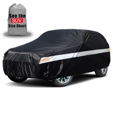 SUV Car Cover Waterproof All Weather,Outdoor Full Exterior Covers for SUV,Uni...