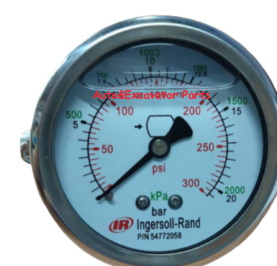 #ad NEW Pressure Gauge Panel Mount IR FOR Ingersoll Rand 54772058 Fast ship $62.88