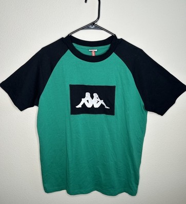 NWT New Kappa Mens Size Medium Green Black Graphic T-Shirt