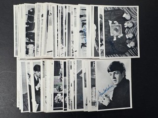 Lot of (60) 1964 Topps The Beatles B& W First Series 1 Partial Set Trading Cards