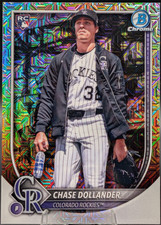 2025 Bowman Chrome Mega Box Chase Dollander Mojo Refractor IMAGE VARIATION SP #6