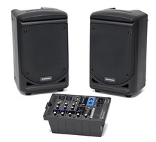 Samson Expedition XP300B 300W Portable PA System with 6-Channel Mixer