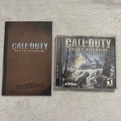 Call of Duty United Offensive Expansion Pack PC Game 2-Disc Set W/manual ￼
