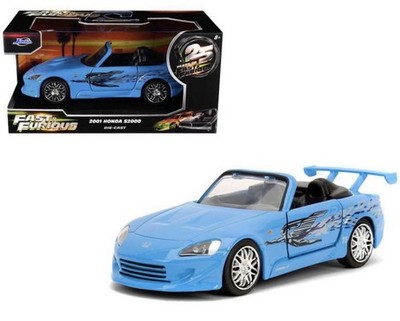 JADA 2001 HONDA S2000 FAST & FURIOUS 25TH ANNIVERSARY 1:32 SCALE