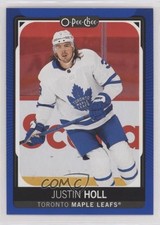 2021-22 O-Pee-Chee Blue Border Justin Holl #256 x6g