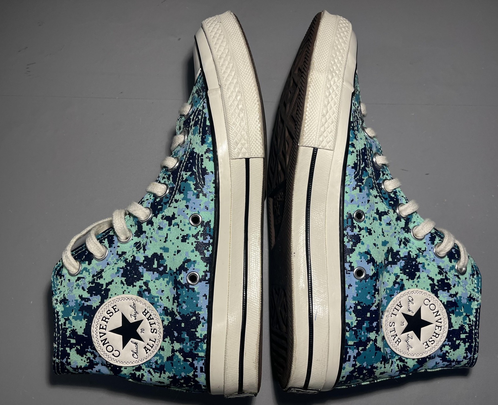 Converse Chuck Taylor All Star Shoes Mens Size 6.5 Blue Camo High Top 170381C thumbnail 4