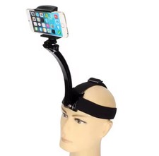 Phone Head Mount Smartphone Strap for Vlog Recording Mobile Phone Holder Outdoor