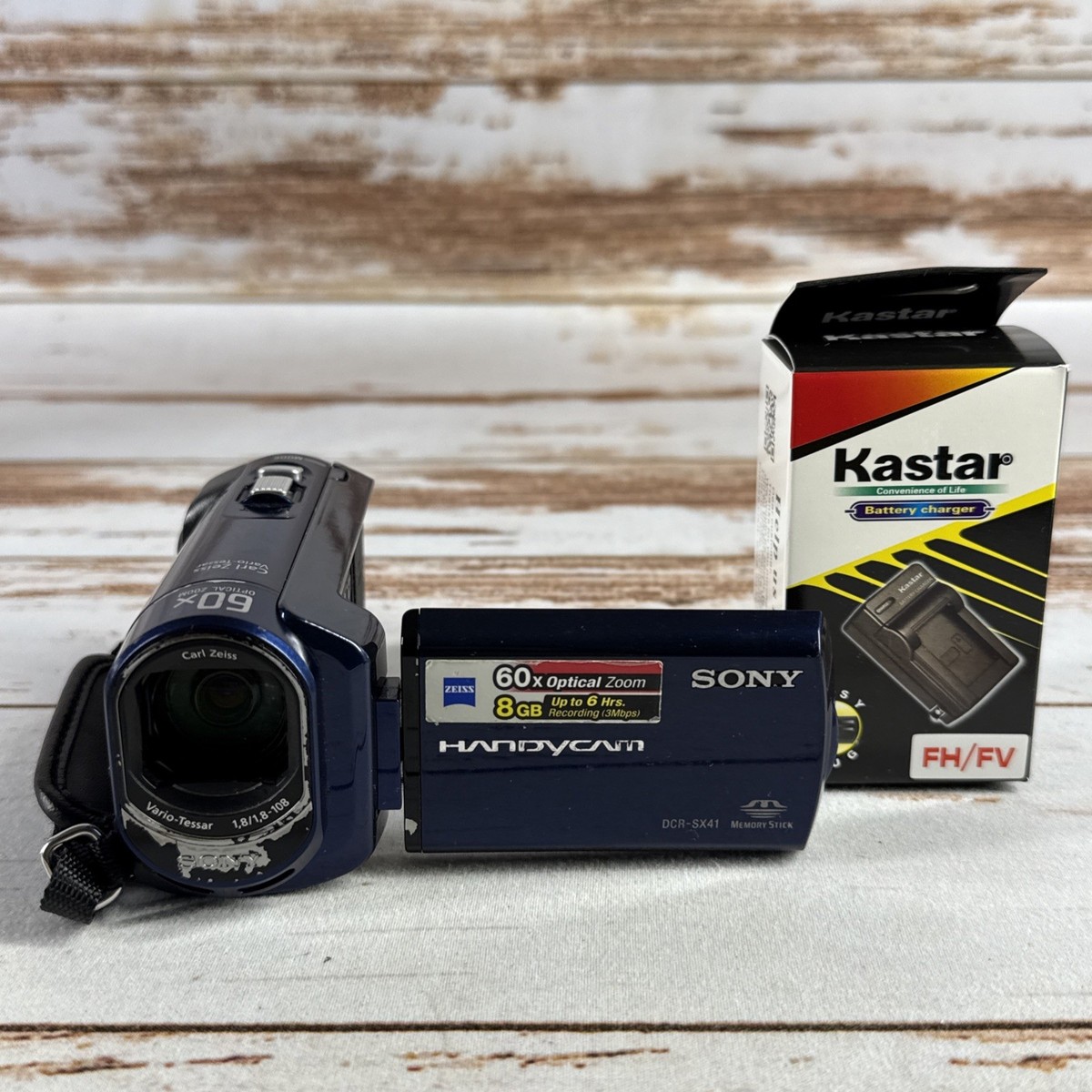 Sony Handycam DCR-SX41 - Blue - 60x Optical Zoom Digital Camcorder