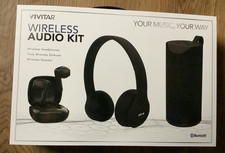 Wireless Audio Kit - wireless headphones, wireless earbuds, wireless speaker