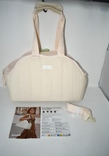 Pecute Dog Purse Carrier, Lightweight Soft-Sided Pet Carrier in Cream NWT