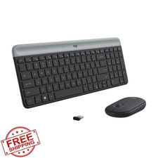 Logitech MK470 Slim Wireless Keyboard Mouse Combo Graphite