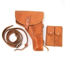 Original SURPLUS Chinese Type 54 Holster Real Leather TT-33 Makarov Pistol Case