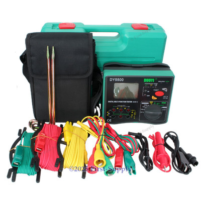 Earth Ground Resistance + Insulation + Phase Sequence + Ac600V Lcd Tester Meter