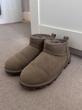 Ultra Mini UGG Boots Taupe Women’s Size UK 5