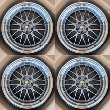 New Set 18 Bbs Lm Style Wheels 18x8 33 18x9 30 5x114.3 Cb 73.1