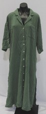 Madewell Women's Lightestspun Cover-Up Maxi Shirtdress JL3 Simply Sage Large NWT