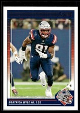 2024 Score Deatrich Wise Jr. New England Patriots #193