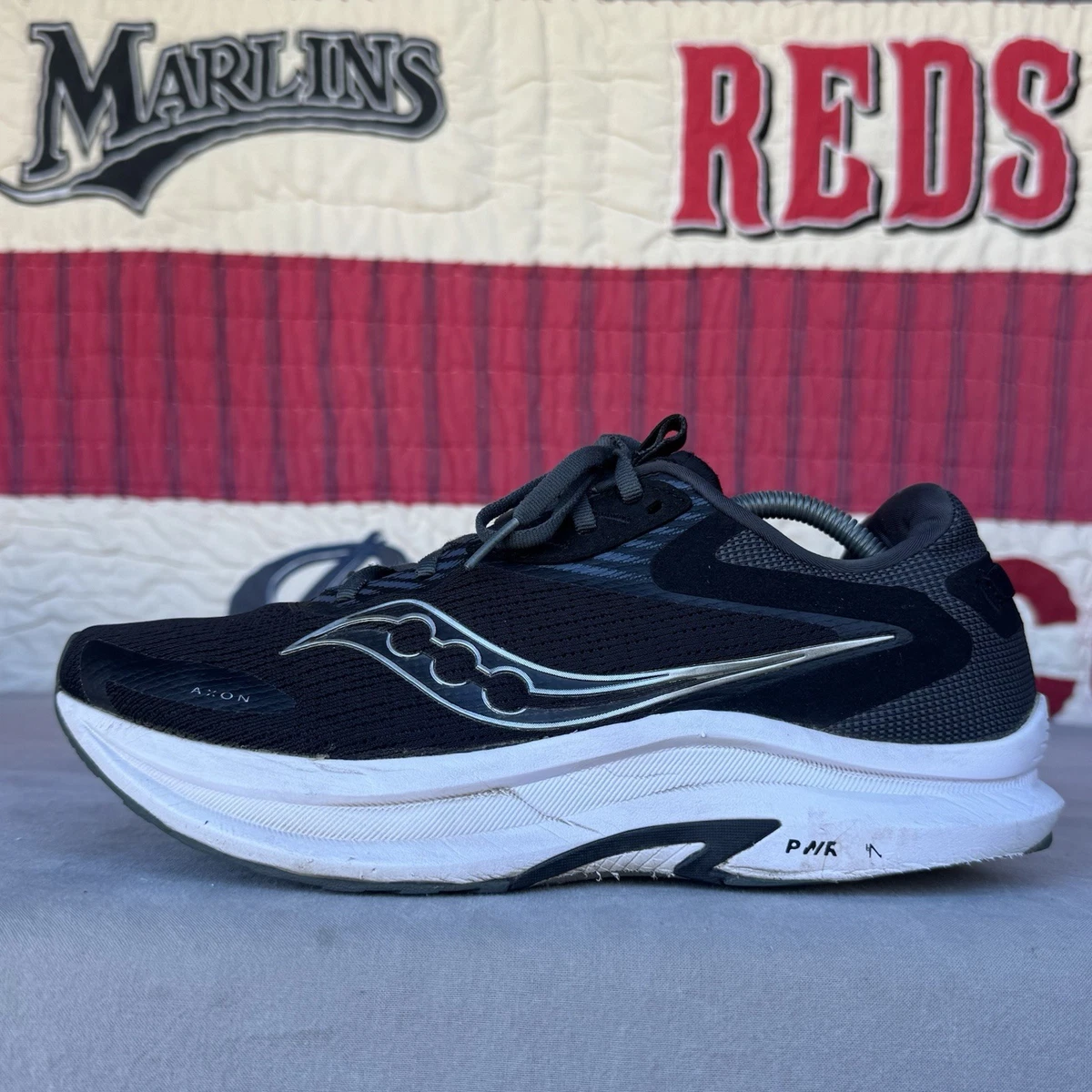 Size 11.5 - Saucony Axon Black White S20657 45 Mens Running Shoes Sneakers Amazon.com | Saucony Men main image 4