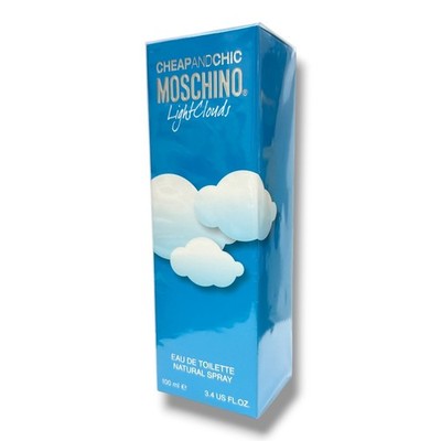 *Cheap and Chic Moschino Light Clouds Eau De Toilette Spray 100ml/3.4fl.oz. New