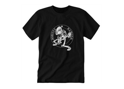 Johnny Ramone Cartoon Art Illustration Image | Youth & Adult Unisex Tee Tshirt