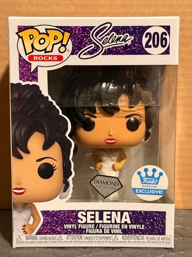 Funko Pop! Rocks Selena #206 Diamond Collection Funko Shop Exclusive