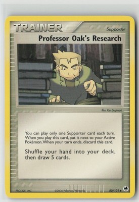 Professor Oak's Research 80/101 Uncommon Dragon Frontiers Pokemon Lightly Played