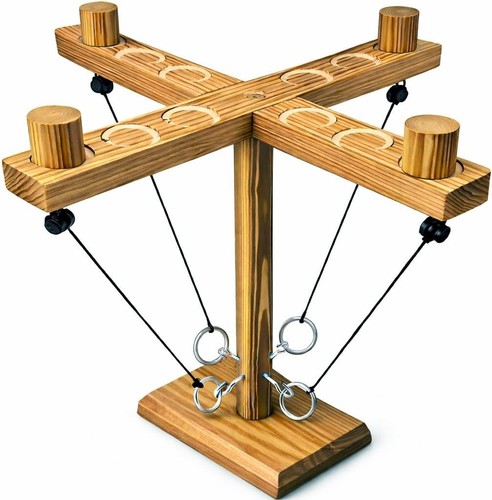 Wooden Ring Toss Game