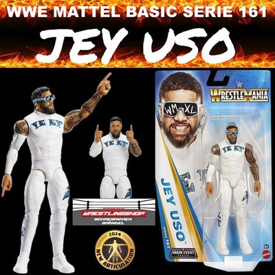 WWE MATTEL BASIC MAIN EVENT SERIE 161 JEY USO WRESTLING FIGUR ELITE BLOODLINE