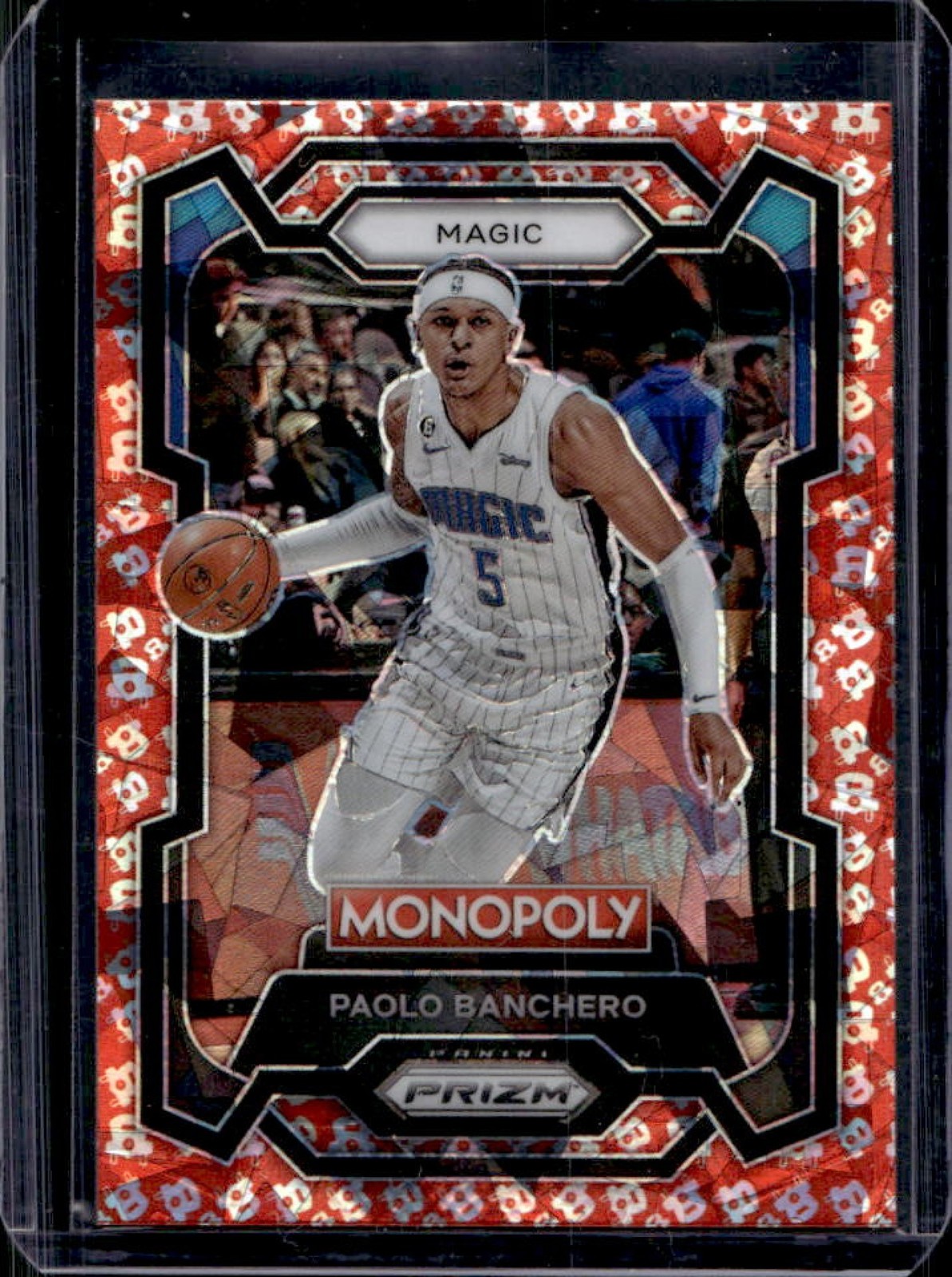 2023-24 Prizm Monopoly Paolo Banchero Free Parking #64 Magic