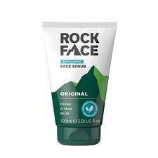 Rock Face Exfoliating Scrub for Men Exfoliating Face Wash with Walnut Shells
