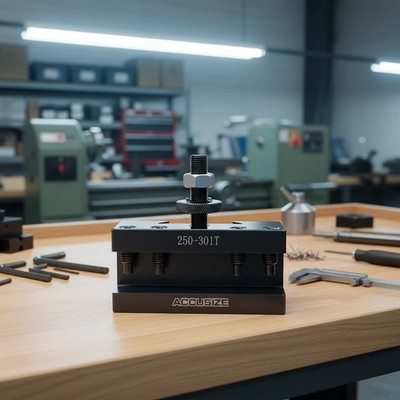 CXA Quick Change Turning and Facing Holder for 1'' Tools, Durable Steel Design