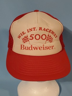 Vintage WIR Wisconsin International Raceway Budweiser SnapBack Hat