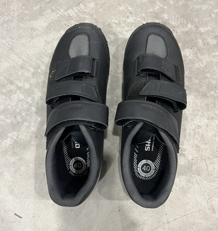 Shimano SH-ME2 Mountain Cycling Shoes Black/White EU 40 Hook & Loop 2-Bolt