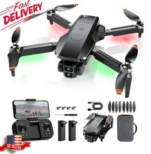 Drone with Camera for Adults 4K, Brushless Motor Drones for Kids Beginners, 60 M
