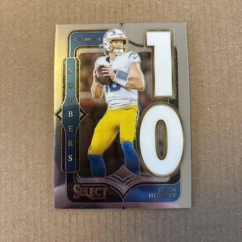 2024 Panini Select - Select Numbers Justin Herbert #17