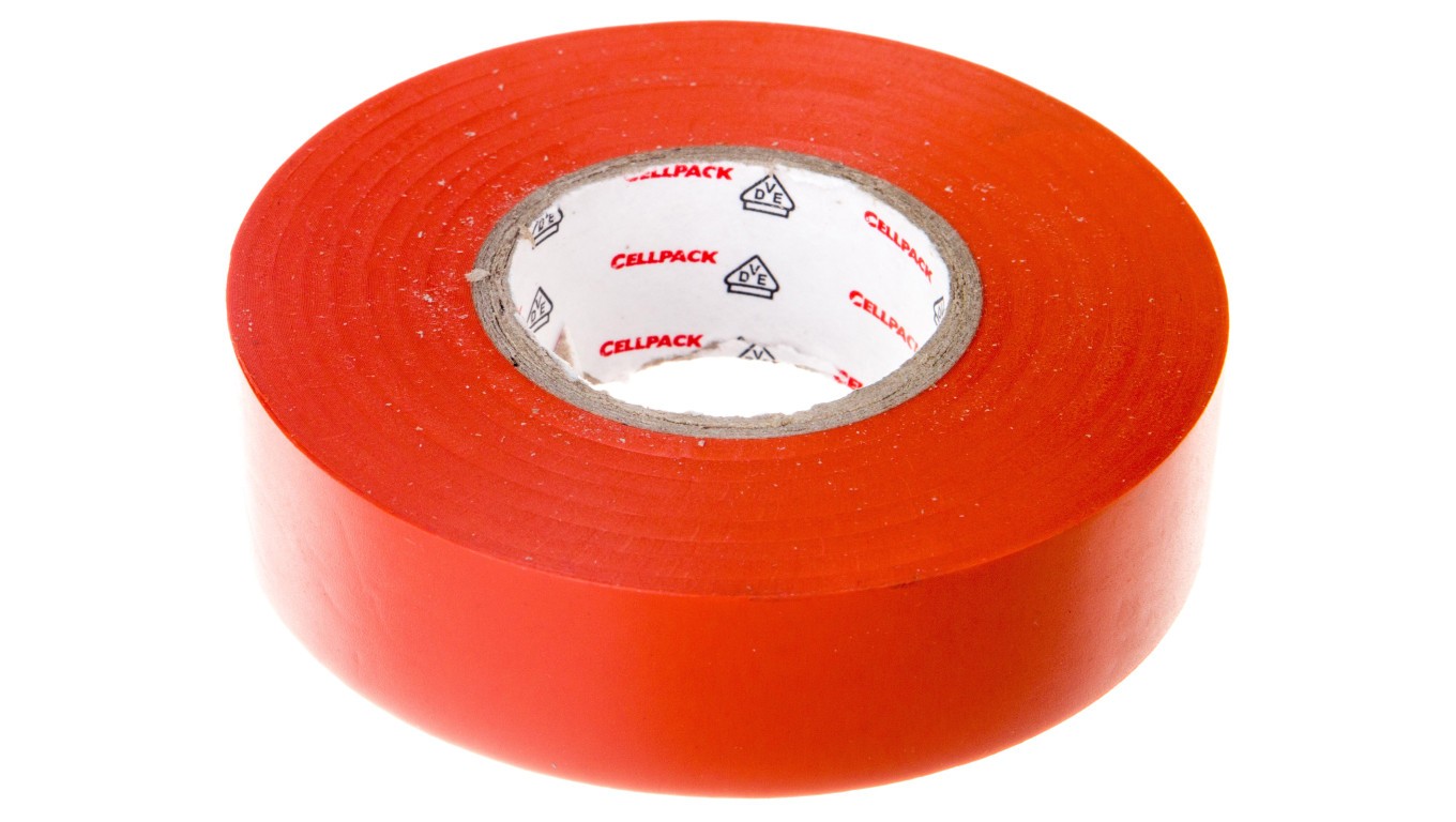 PVC Insulation Tape, 128 0.15-19-25 Orange, 145795 Tapes