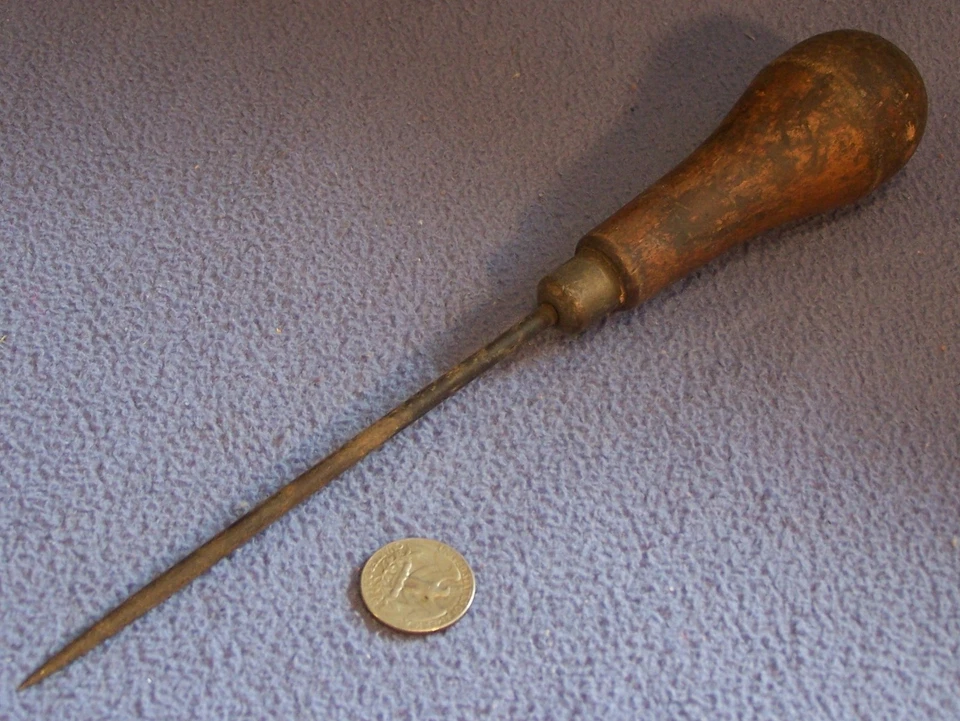 Punzón de costura grande cuero trabajadores lienzo tapicería sillines punzón herramienta de cuero Foto 2 de 4