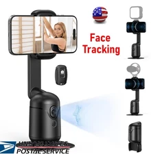 360° Rotation Vacuum Auto Face Tracking Tripod w/ Remote Phone Holder Stand Kit