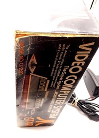 VINTAGE Atari CX2600A Video Game Console, Controllers W/ 14 Games & Extras