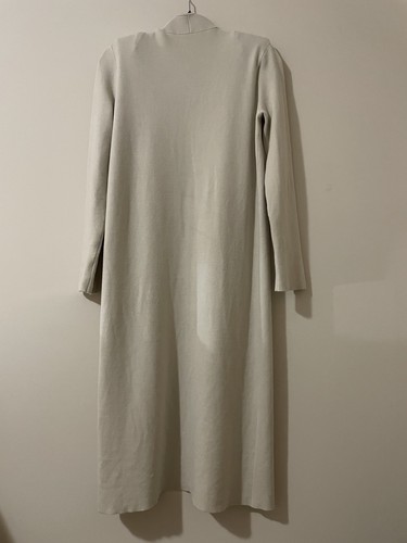 Aritzia Babaton Cream Long Cardigan Open Front Size XS - Picture 5 of 8