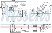 Nissens 989407 KüHler, AbgasrüCkfüHrung FüR Ford