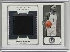 2022 CHRONICLES ENCASED JADEN HARDY ROOKIE/RC JERSEY RELIC #ESJHA