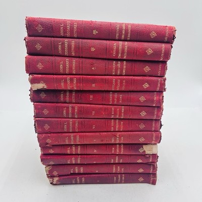 John L Stoddard's Lectures Complete Ten Volume Set with Two Supplements Antique